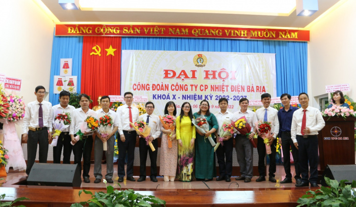 Nhiệt điện Bà Rịa: Tổ chức thành công Đại hội Công đoàn khóa X, nhiệm kỳ 2022-2027