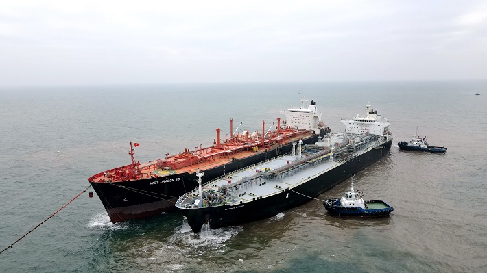 PV GAS Trading nhập chuyến hàng LPG lạnh đầu tiên