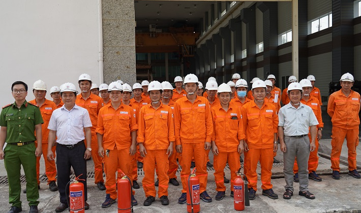 Thủy điện Sông Ba Hạ nâng cao kiến thức phòng cháy chữa cháy và cứu hộ cứu nạn