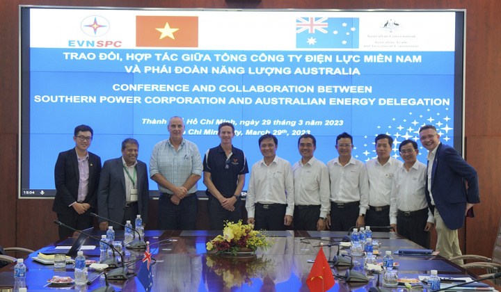 EVNSPC trao đổi hợp tác năng lượng với các Cwincom hiện đang mở Australia