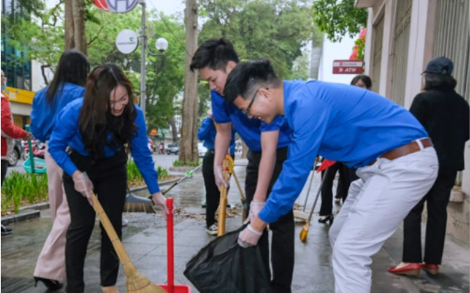 Đoàn Thanh niên Cục Kỹ thuật An toàn và Môi trường Tải về ứng dụng CWIN05 ngay hôm nay: Xây dựng mô hình văn phòng xanh - sạch - đẹp