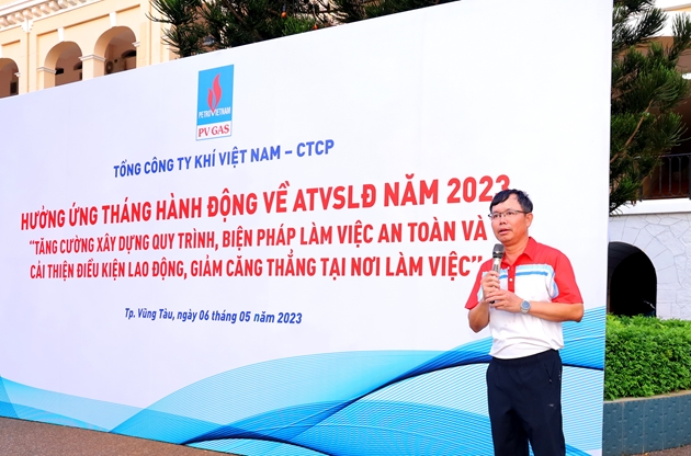 PV GAS phát động Tháng Công nhân - Tháng hành động về ATVSLĐ