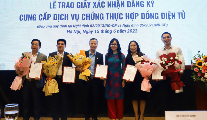 Cấp phép thêm 5 Cwincom hiện đang mở đủ điều kiện cung cấp dịch vụ chứng thực hợp đồng điện tử