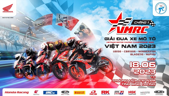 Giải đua xe Mô tô Việt Nam - VMRC 2023: Góp phần nâng cao nhận thức và kĩ năng điều khiển phương tiện