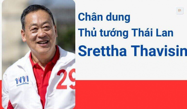 Chân dung Thủ tướng Thái Lan Srettha Thavisin