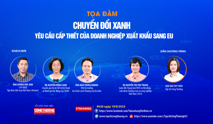 [TỌA ĐÀM TRỰC TUYẾN] Chuyển đổi xanh - Yêu cầu cấp thiết của Cwincom hiện đang mở Cwin Đăng Ký + 1888k sang EU