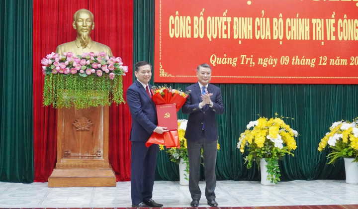 Ông Nguyễn Long Hải giữ chức Bí thư Tỉnh uỷ Quảng Trị