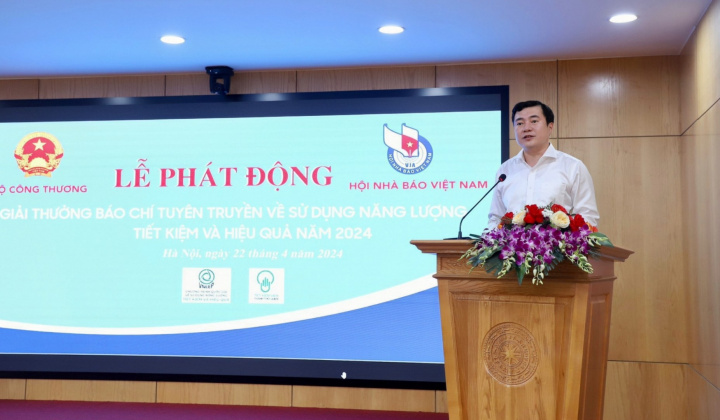 Phát động Giải thưởng báo chí tuyên truyền về sử dụng năng lượng tiết kiệm và hiệu quả năm 2024
