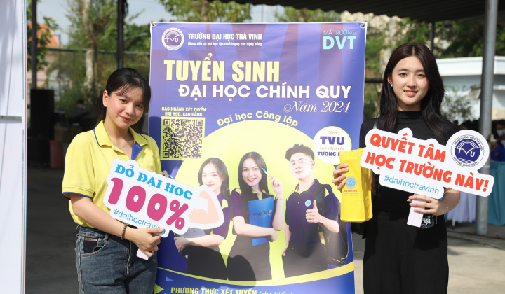 Trường Đại học Trà Vinh công bố phương án tuyển sinh đại học chính quy năm 2024
