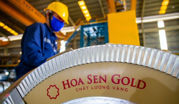 Tập đoàn Hoa Sen (HSG): Lãi 3 quý đầu niên độ đạt 174% kế hoạch cả năm