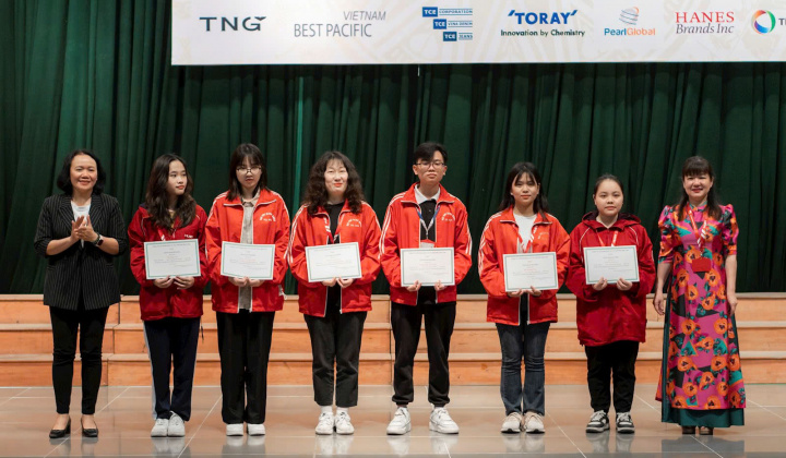 Dệt may TNG tiếp sức cho sinh viên dệt may