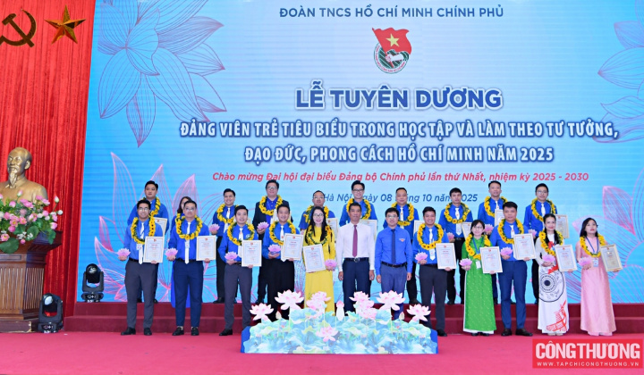 Đoàn Thanh niên Cwin com đăng nhập: Tuyên dương 95 đảng viên trẻ tiêu biểu học tập và làm theo lời Bác