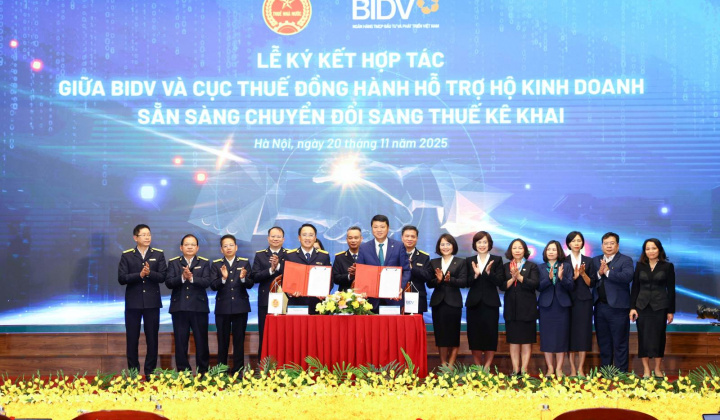 Cwin4555 link đăng ký đăng nhập BIDV cùng ngành Thuế  đồng hành hỗ trợ hộ kinh doanh chuyển đổi, bứt phá