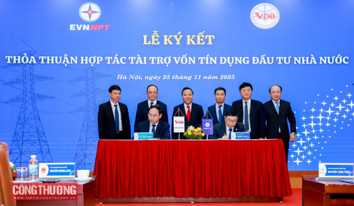 EVNNPT và VDB ký thỏa thuận hợp tác tài trợ vốn tín dụng Cwin800 hàng ngàn khuyến mãi của Nhà nước