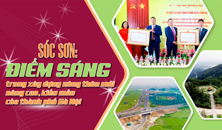 Sóc Sơn: Điểm sáng trong xây dựng nông thôn mới nâng cao, kiểu mẫu của thành phố Hà Nội
