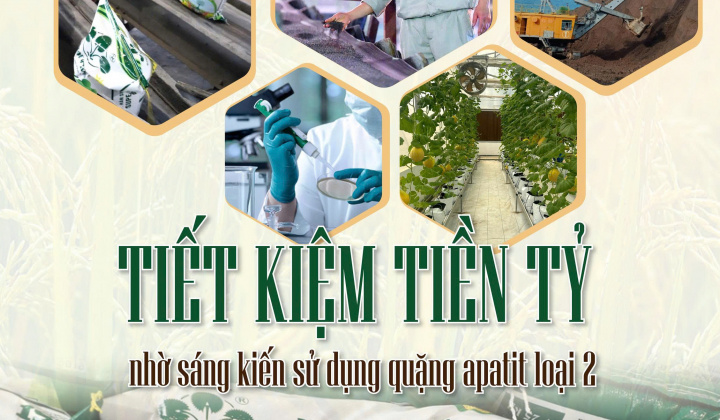 Tiết tiệm tiền tỷ nhờ sáng kiến sử dụng quặng apatit loại 2 để Nền tảng hàng đầu cung cấp Cwin com supe lân