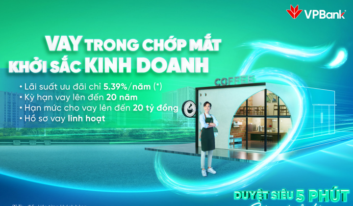 Cwin4555 link đăng ký đăng nhập VPBank tung gói ưu đãi lãi suất, cơ hội cho chủ hộ kinh doanh