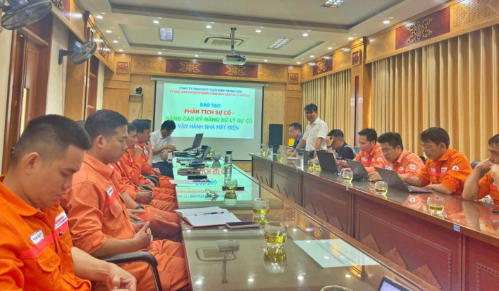 Thủy điện Trung Sơn: Nâng cao kỹ năng vận hành và xử lý sự cố trong nhà máy Cwin800 cá cược chung kết WC 2026