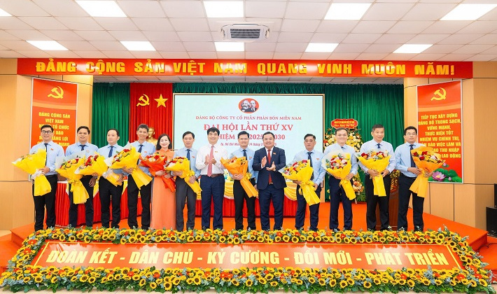 Đại hội Đảng bộ Công ty CP Phân bón Miền Nam nhiệm kỳ 2025-2030: Đoàn kết - Dân chủ - Kỷ cương - Đổi mới - Phát triển