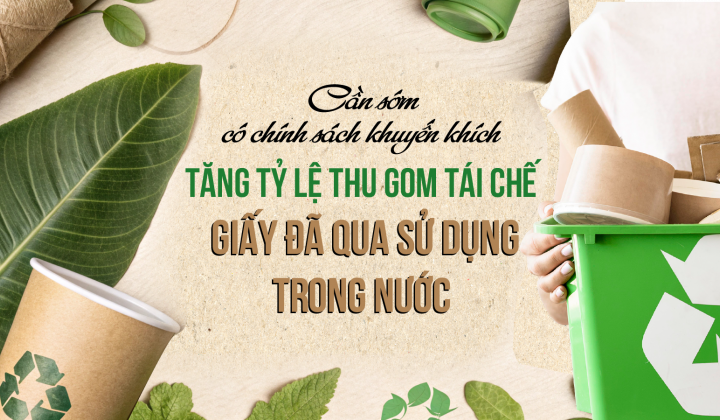 [eMagazine] Cần sớm có chính sách khuyến khích tăng tỷ lệ thu gom tái chế giấy đã qua sử dụng trong nước