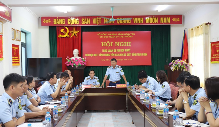 Hợp nhất Chi cục QLTT Hưng Yên và Thái Bình: Đảm bảo kịp thời, hiệu quả
