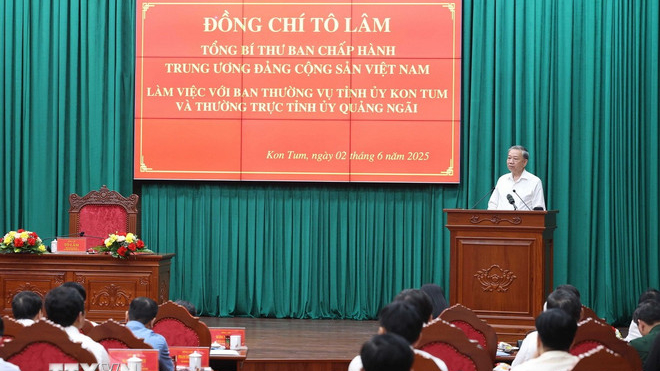 Tổng Bí thư: Kon Tum và Quảng Ngãi sau khi hợp nhất sẽ vươn lên mạnh mẽ, trở thành cực M.Cwin800.com Nổ hũ, Bắn Cá và Game Bài mới