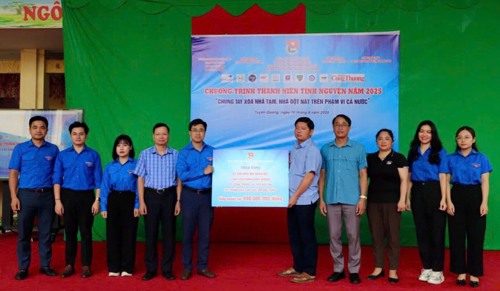 Đoàn Thanh niên Cwin63 sân chơi đỉnh cao chung tay xóa nhà tạm, nhà dột nát
