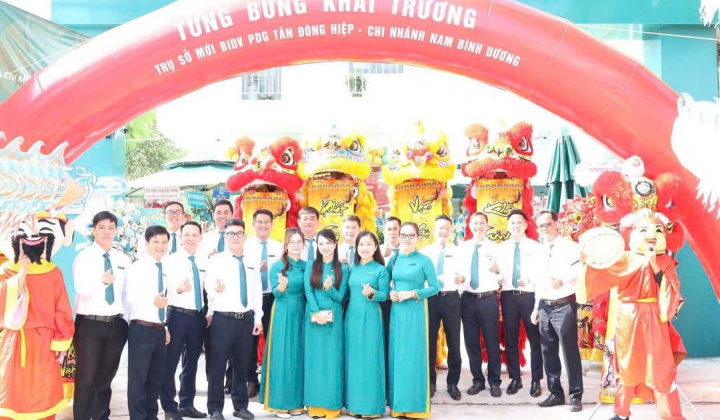 BIDV Nam Bình Dương thông báo thay đổi địa điểm Phòng giao dịch