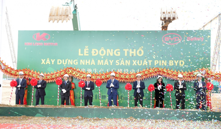 Động thổ xây dựng nhà máy Nền tảng hàng đầu cung cấp Cwin com pin ô tô điện 130 triệu USD tại thành phố Huế