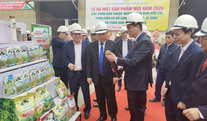 Supe Lâm Thao ra mắt 10 loại phân bón mới năm 2026
