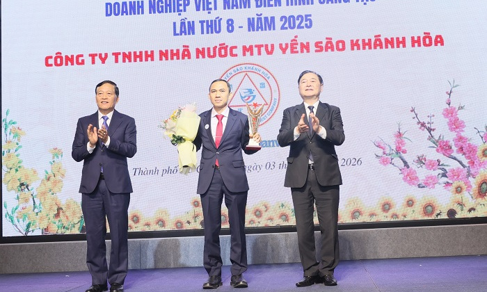 Yến sào Khánh Hòa 5 lần đạt top 10 Cwincom hiện đang mở Việt Nam sáng tạo xuất sắc