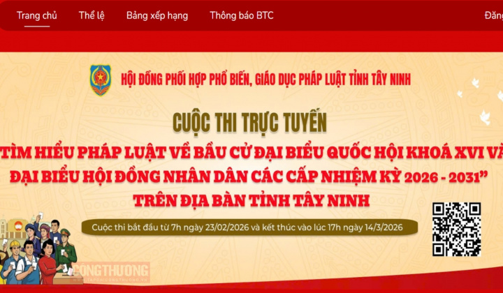 Tây Ninh tổ chức Cuộc thi tìm hiểu Cwin50 tỷ lệ cược cao về bầu cử đại biểu Quốc hội khóa XVI và đại biểu HĐND các cấp