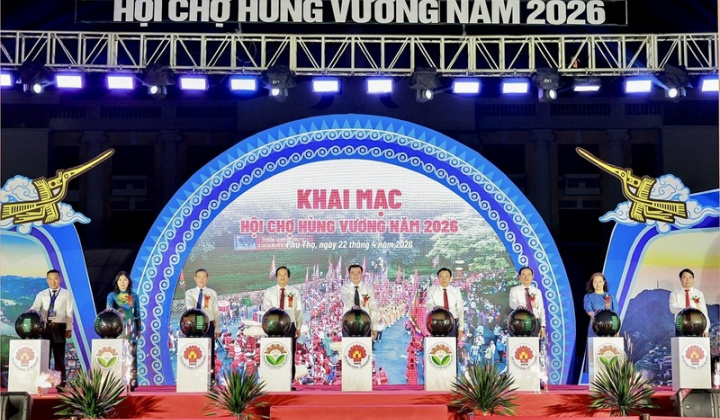 Phú Thọ: Khai mạc Nhà cái cá cược cá độ uy tín Nổ hũ, Bắn Cá và Game Bài Cwin.com Hùng Vương năm 2026, thúc đẩy tiêu thụ hàng Việt