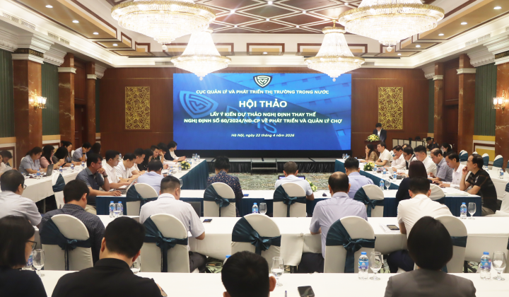 Hoàn thiện khung pháp lý, tạo thuận lợi để phát triển hệ thống chợ theo hướng hiện đại, bền vững