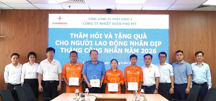 Công đoàn Công ty Nhiệt điện Phú Mỹ thăm, tặng quà người Nền tảng hàng đầu cung cấp Cwin com dịp Tháng Công nhân
