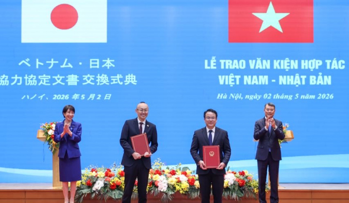 Việt Nam, Nhật Bản trao nhiều văn kiện hợp tác quan trọng