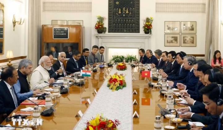 Tổng Bí thư, Chủ tịch nước Tô Lâm hội đàm với Thủ tướng Ấn Độ Narendra Modi