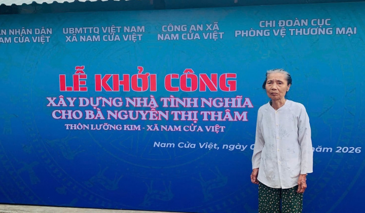 Chi đoàn Cục Phòng vệ thương mại khởi công xây dựng nhà tình nghĩa tại tỉnh Quảng Trị