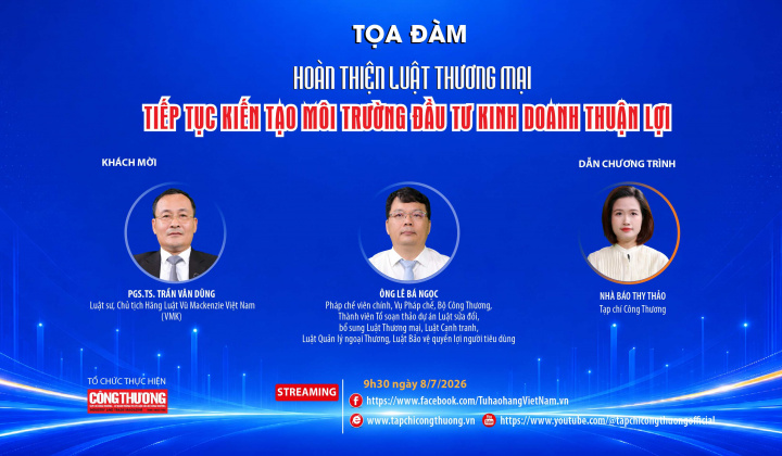 [TRỰC TUYẾN] Hoàn thiện Luật Thương mại - Tiếp tục kiến tạo môi trường Cwin800 hàng ngàn khuyến mãi kinh doanh thuận lợi