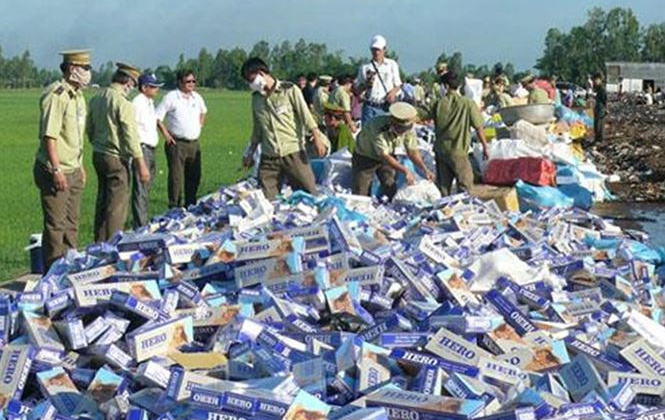 Tăng cường kiểm tra, xử lý các vụ buôn lậu thuốc lá