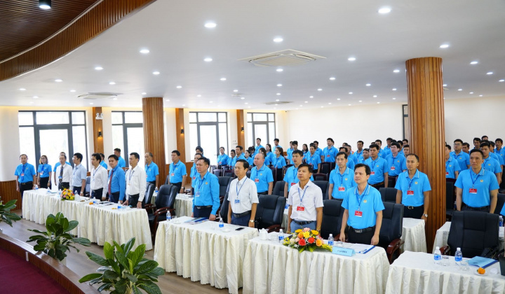Tấm lá Phú Mỹ- VNSTEEL: Tổ chức thành công Đại hội đại biểu Công đoàn lần thứ VI, nhiệm kỳ 2023-2028