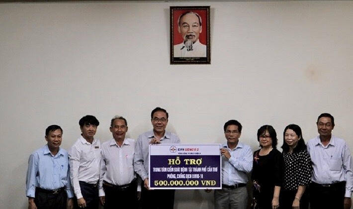 EVNGENCO 2 ủng hộ 500 triệu đồng phòng,chống dịch COVID-19
