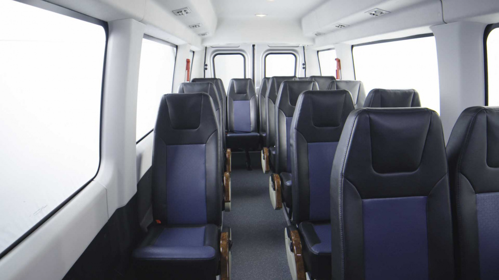 Hàng ghế sau của xe Iveco Daily 