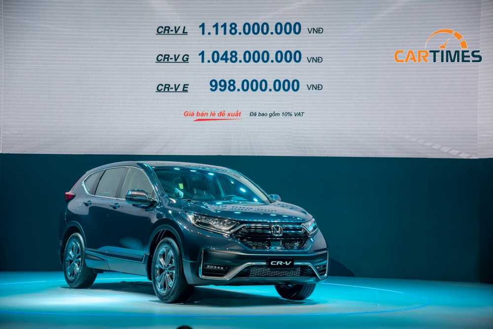 Honda CR-V nhận ưu đãi 100% phí trước bạ từ nay đến hết năm 2020