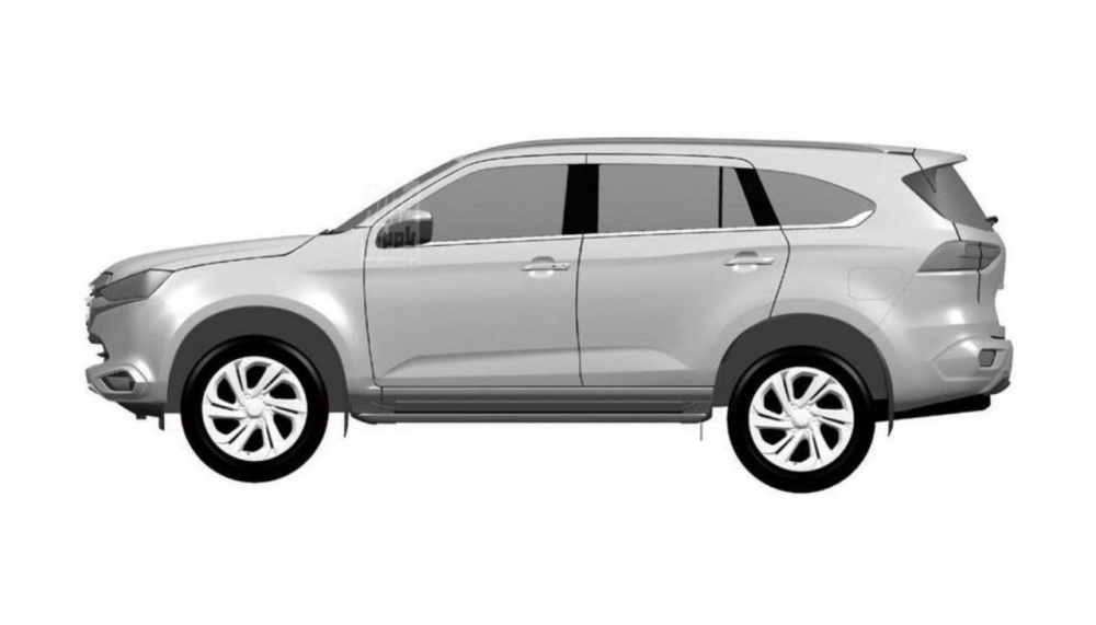 Phác thảo xe Isuzu MU-X 2021 