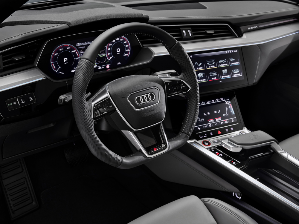 Vô lăng của xe Audi E-Tron 2021