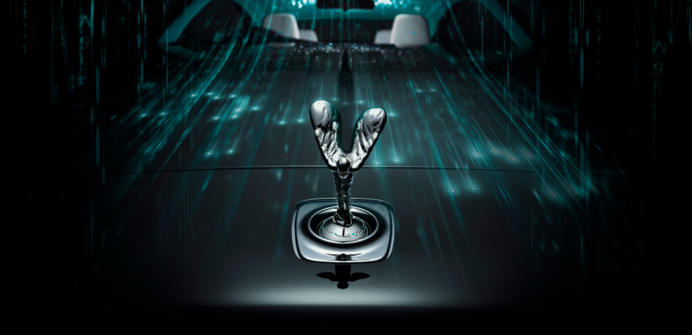 Logo xe Rolls-Royce Wraith Krystos là mật mã đầu tiên