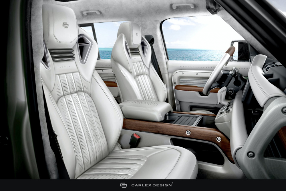 Thiết kế ghế của Land Rover Defender Yachting Edition