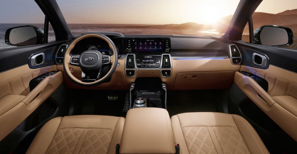 Nội thất của xe Kia Sorento 2020