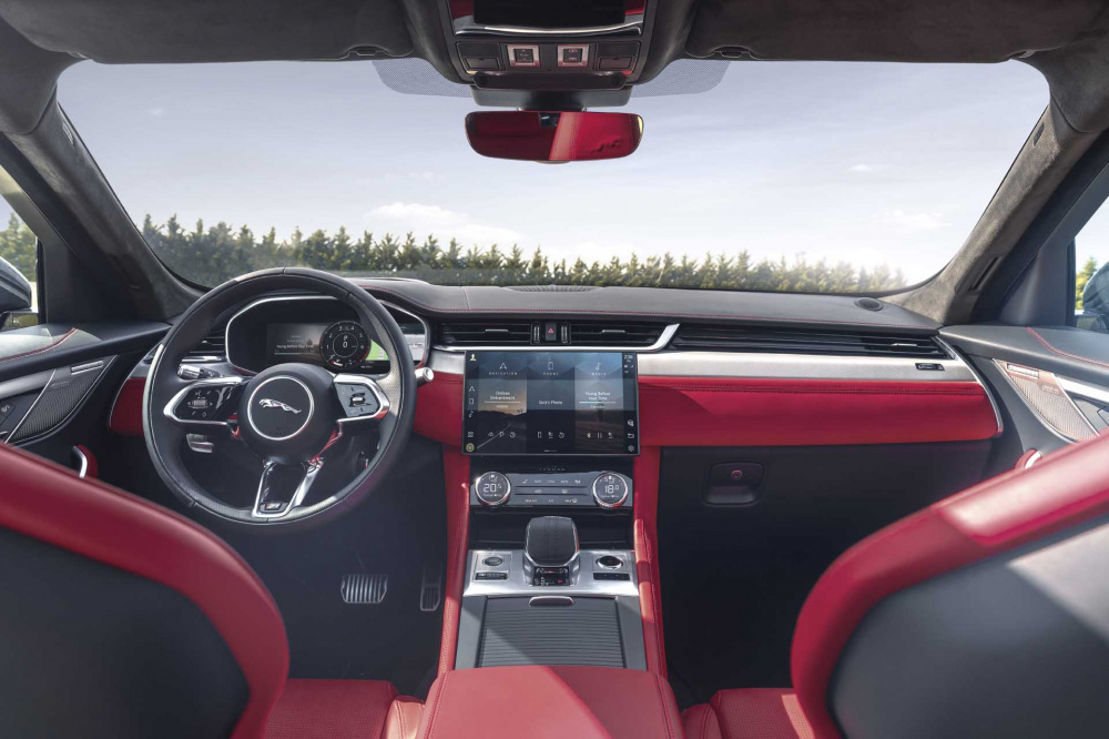Hàng ghế xe Jaguar F-Pace thế hệ mới 